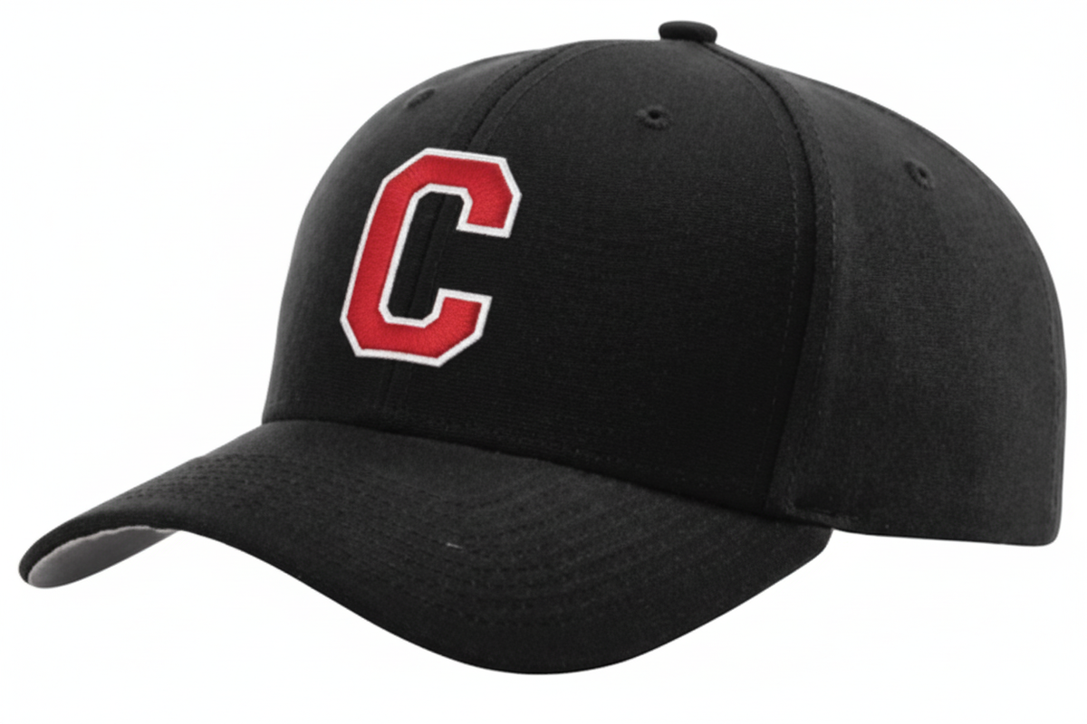 Black cap with red C logo - no background